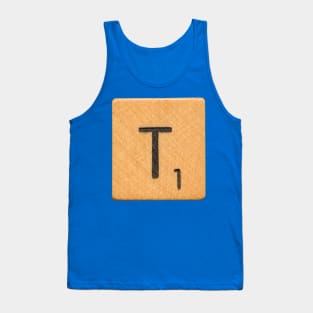 Scrabble Tile 'T' Tank Top